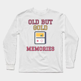 Old but gold memories gamer tetris 90s Long Sleeve T-Shirt